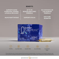 Quicksilver Scientific Quinton Hypertonic minerals with high bioavailability