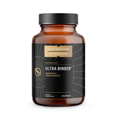 Quicksilver Ultra Binder bottle pour shows convenient daily gut support