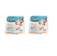 Quies wax ear plugs with 27 dB NR for noise reduction.