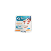 Quies ear plugs two-pack with eight pairs per pack for long-wear comfort.