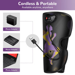 Quinear airbag system inflating softly to massage calves with steady pressure.