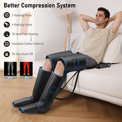 QUINEAR leg massager digital controller lets you customize your session.