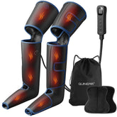 QUINEAR leg massager extensions provide a larger, comfortable fit for personalized relief.
