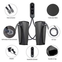 QUINEAR leg massager showing two modes for customizable relief.