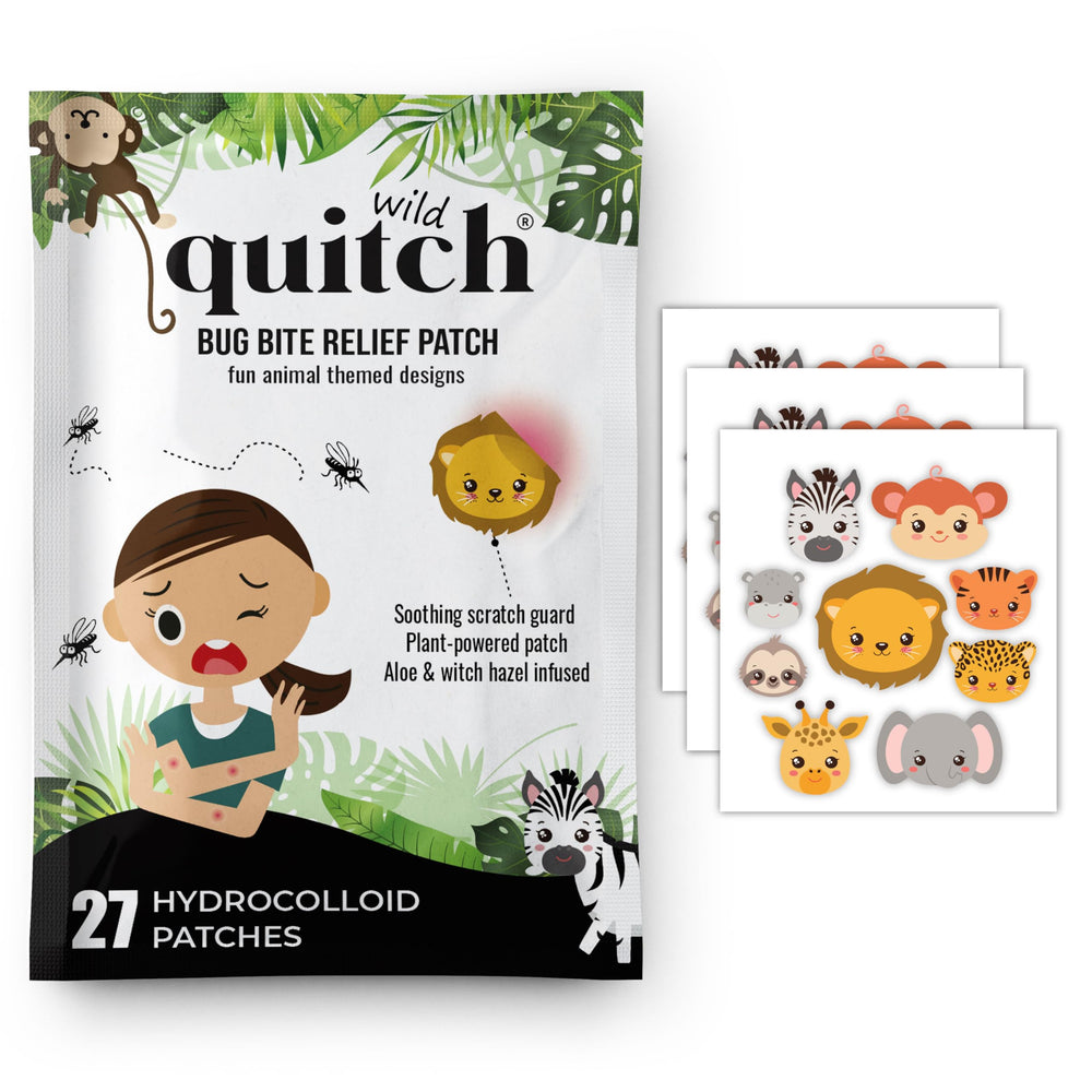 Parche Quitch para picaduras de mosquitos Safari, alivio suave de la comezón.