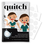 Parche Quitch para picaduras de mosquito, alivio suave y seguro para niños.