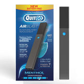 QuitGo AirBlast portable device in pocket providing on-the-go breath-powered support