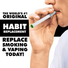 QuitGo cinnamon inhaler provides flavor-forward support for oral fixation relief.