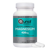 Qunol Magnesium Capsules bottle front view shows a high-absorption formula.