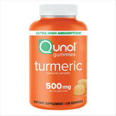 Qunol Turmeric Gummies orange flavor for a tasty daily turmeric boost.