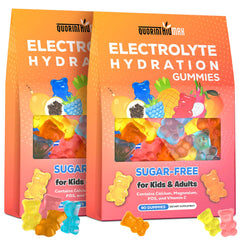Quorinthiumax Electrolyte Gummies Blue Raspberry for quick hydration during workouts