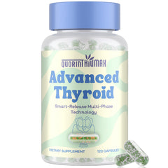Quorinthiumax Thyroid Support bottle front for daily energy balance