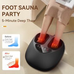 Control panel on QXC Shiatsu Foot Massager for easy adjustments