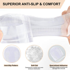 QZFQZF heel inserts easy to apply with peel-off film for secure fit