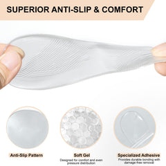 QZFQZF high-heel insole with textured top surface offers secure footing