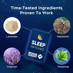 RAAYAM deep sleep patches front view for easy nightly application