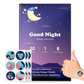 RAAYAM Sleep Patch pack with 30 sheets promotes a peaceful night.