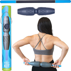 RAD 2-in-1 foam roller with dense-core enables deep tissue release after workouts