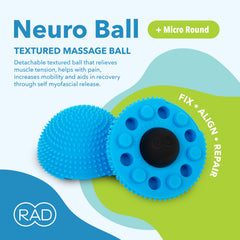 RAD Neuro Ball textured spikes all over for sensory stimulation and muscle relaxation