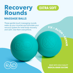 RAD Recovery Rounds underfoot massage for plantar relief during workouts