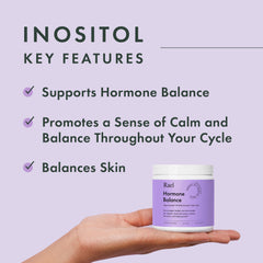 Rael Hormone Balance powder dissolving in water for easy daily routine