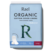 Rael Incontinence Liners with organic cotton top sheet – gentle on skin, breathable.