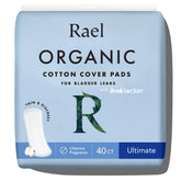 Rael incontinence pads with organic cotton top sheet for breathable comfort