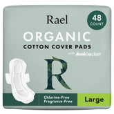 Rael Pads with organic cotton top sheet close-up for soft, toxin-free skin contact