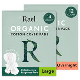Rael pad with organic cotton top sheet for daily comfort and reliable protection