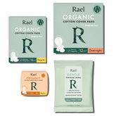 Rael regular pads with organic cotton top sheet for daily protection