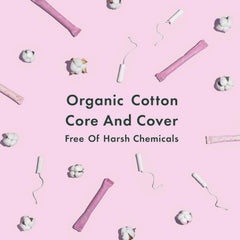 Rael organic cotton cover provides skin-friendly protection with chlorine-free materials.