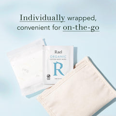 Rael wipes are free from alcohol, parabens, and fragrance for sensitive skin