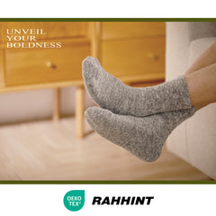 Rahhint Extra-wide cushioned diabetic socks for warmth and support.