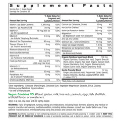 Rainbow Light Prenatal One+ caplets close-up highlights iron and essential vitamins