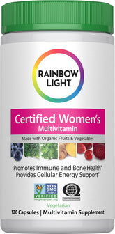 Rainbow Light Women's Multivitamin bottle front view for daily wellness