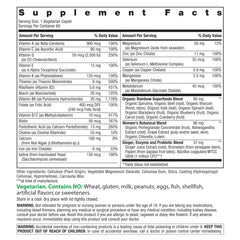 Rainbow Light Womens Multivitamin One Plus caplets close-up, easy-to-swallow design
