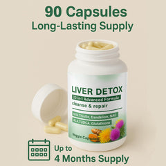 Raipult Nutrapure ingredients display Milk Thistle, Dandelion, Turmeric for gentle detox support.