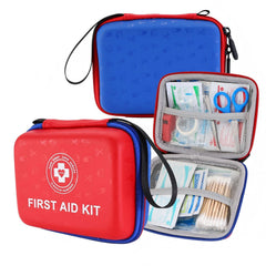 Raismile Small First Aid Kit with hard shell exterior for portable safety on the go.
