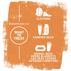 Ranger Ready treatment on a camping tent and gear for insect deterrence