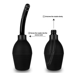 RANUE enema bulb kit easy-clean design aids routine maintenance.