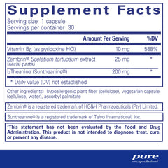 Rapid Calm capsules closeup highlighting precise dosage for on-demand calm during busy days.