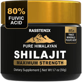 Rasstenix Shilajit Resin in a Himalayan jar ready for daily energy support