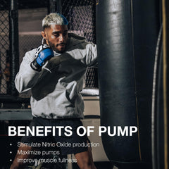 RAW Pump Stim Free Pre-Workout bottle closeup highlighting clean USA-made formula