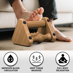 READAEER Foot Roller’s non-slip base keeps the massage stable.