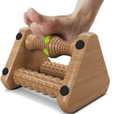 READAEER Foot Roller in wood finish targets arches and fascia for daily relaxation.