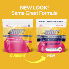 Real Ketones BHB exogenous ketones packets dissolving in water for quick ketosis support.