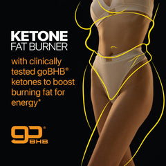 Real Ketones night-time formula melatonin pill highlights restful sleep support.