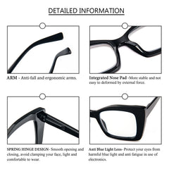 REAVEE blue light blocking lens close-up highlighting protective feature for screens.