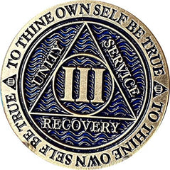 RecoveryChip herringbone pattern texture on coin