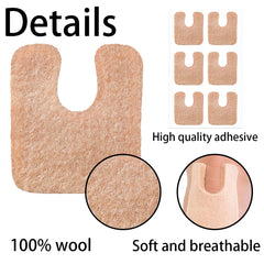 REDANHA self-adhesive cushions on the forefoot for pressure relief